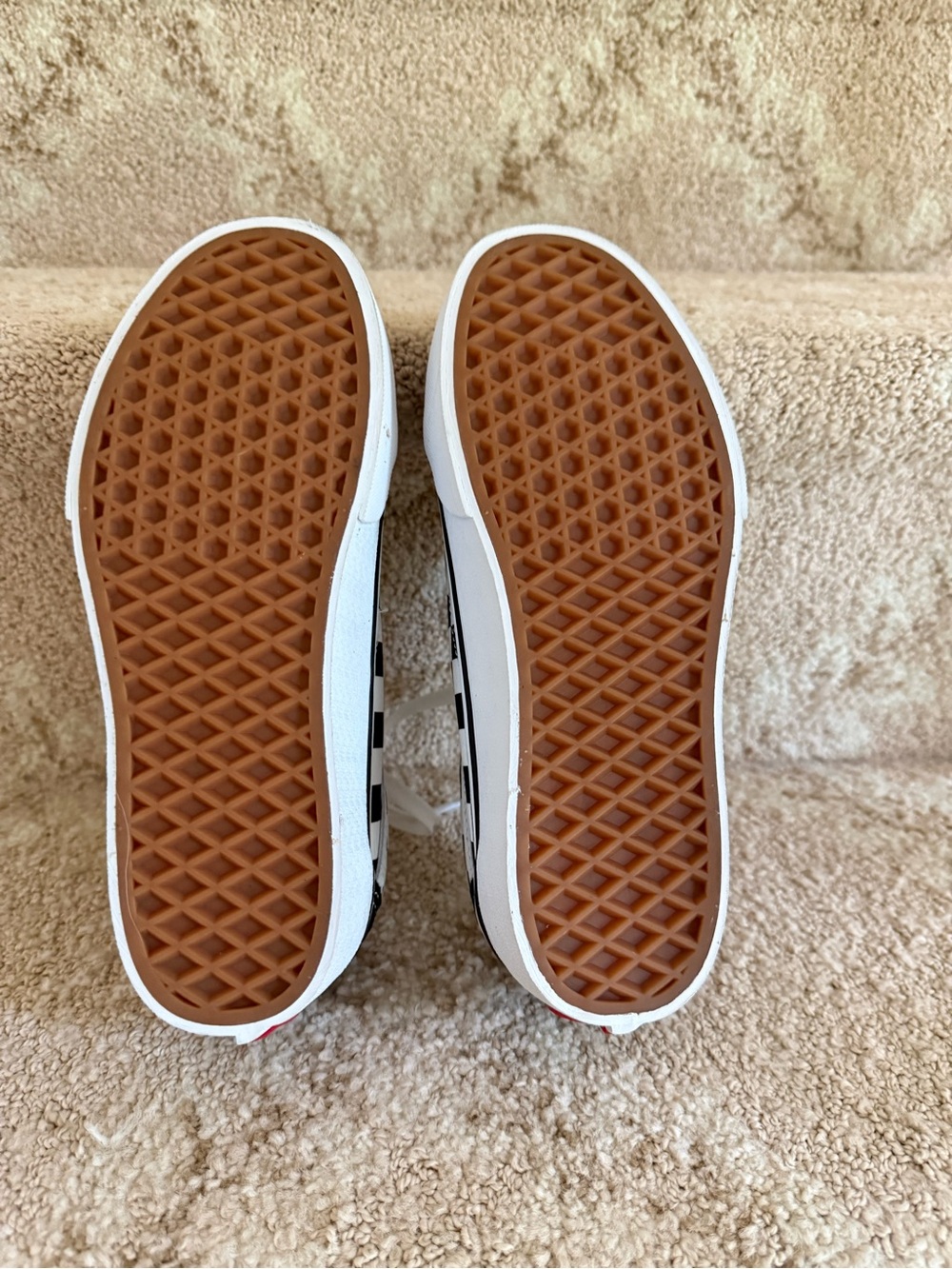 Black & White Checkerboard Skate Sneakers - Picture 4 of 5